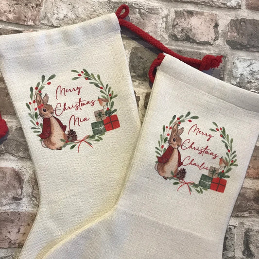 Personalised Bunny Stocking