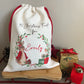 Red Bunny Christmas Sack