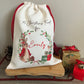 Red Bunny Christmas Sack