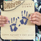 Best Daddy DIY Hand Print Plaque
