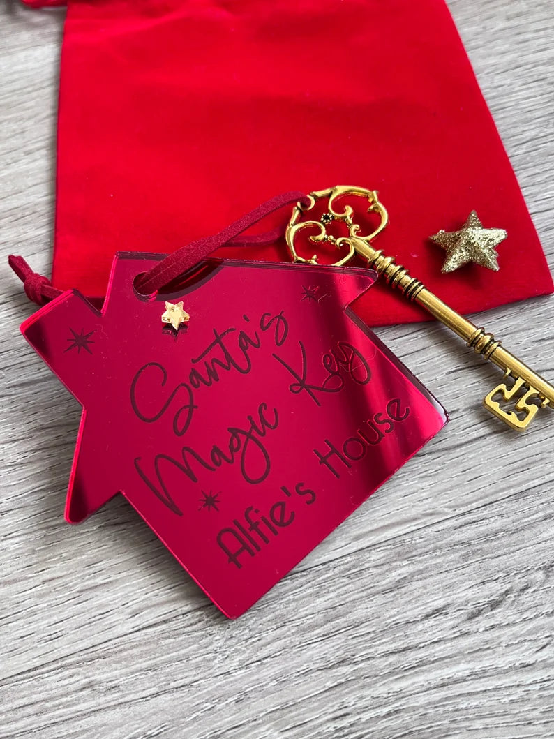 Santa’s Magic Key Personalised - House Shape