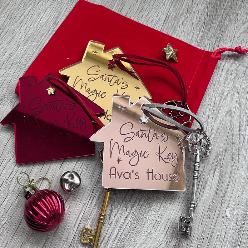 Santa’s Magic Key Personalised - House Shape