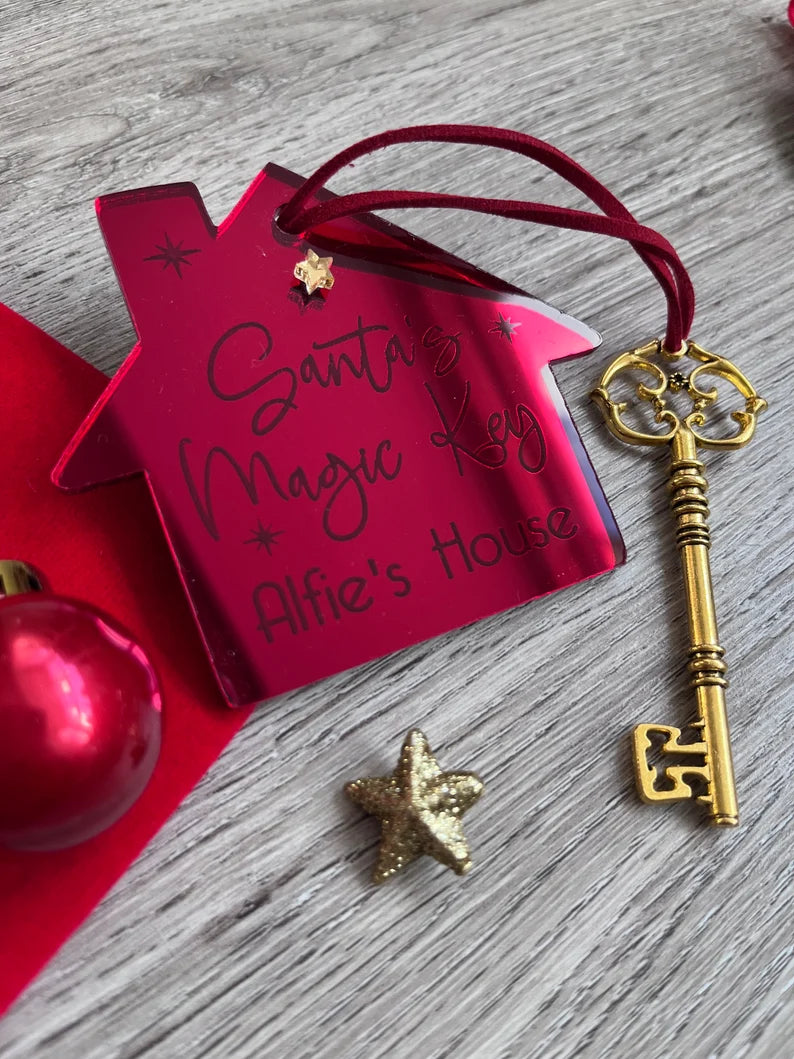 Santa’s Magic Key Personalised - House Shape