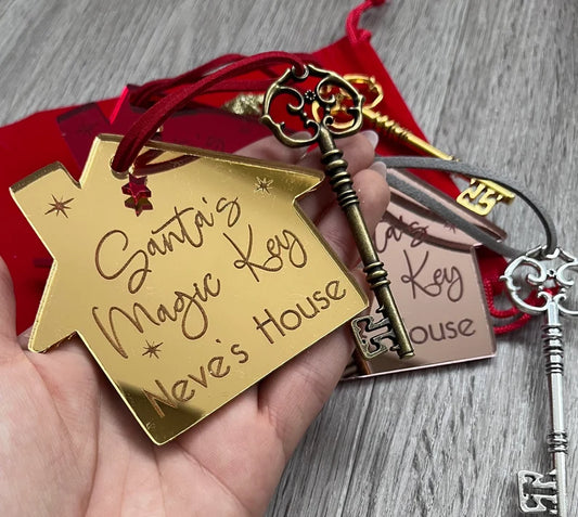 Santa’s Magic Key Personalised - House Shape