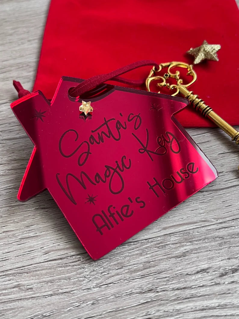 Santa’s Magic Key Personalised - House Shape