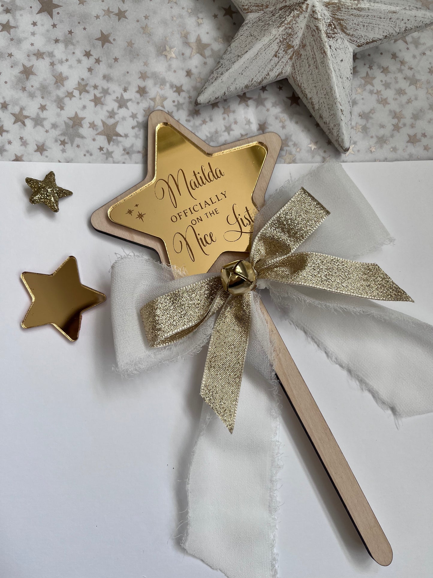 Personalised Nice List Wand