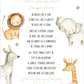 Personalised Godson - Goddaughter Poem Print A4