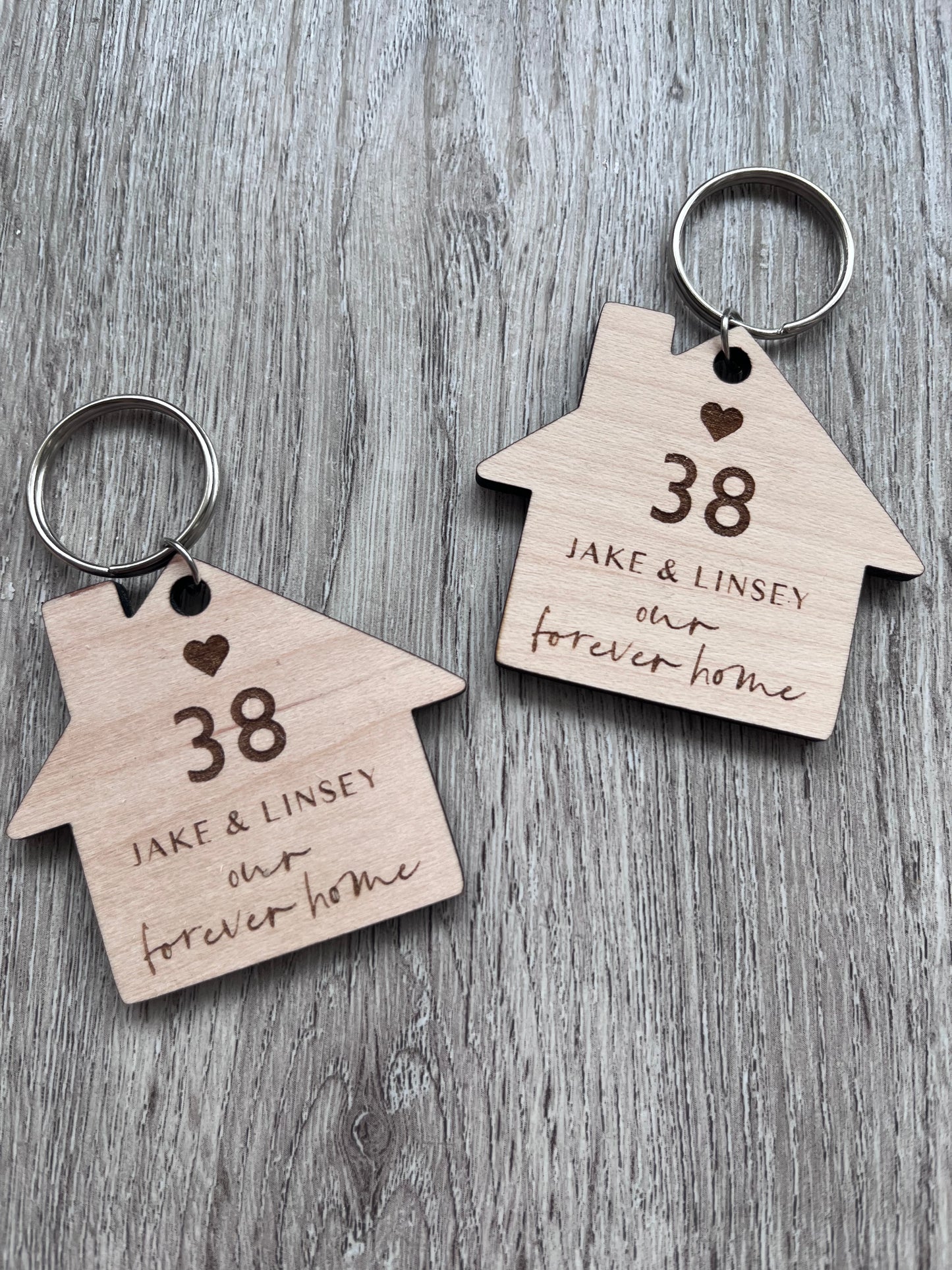 Personalised House Warming Keyring