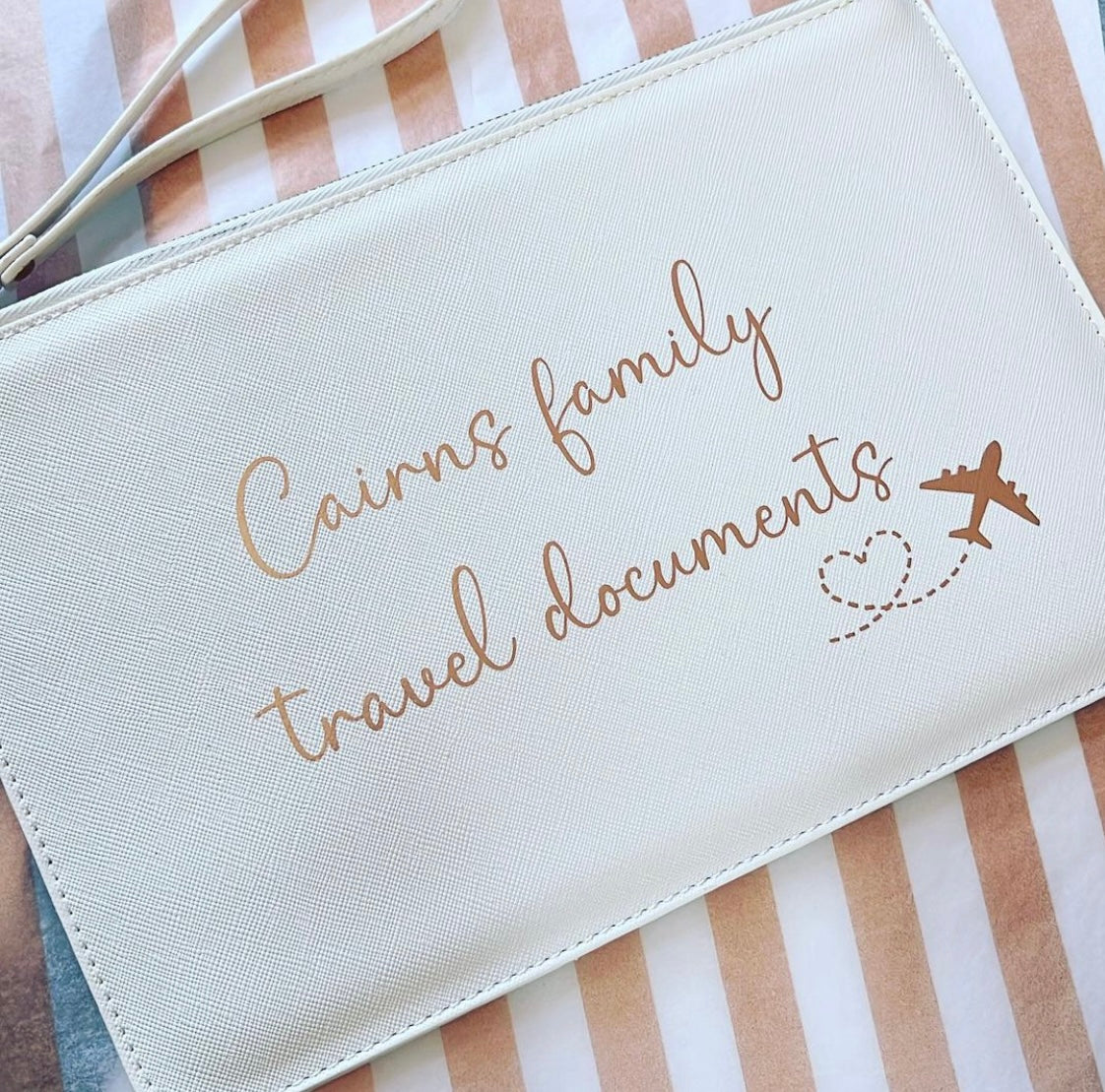 Luxury Personalised Travel Wallet