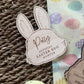 Personalised Easter Bunny Badges
