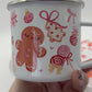 Pink Gingerbread Christmas Mug & Treat bag