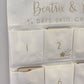 Personalised Fabric Advent Calendar - 24 Pockets - Glitter