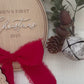 My First Christmas Personalised Plaque - Oval