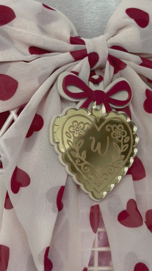 Gold Locket Heart Tag