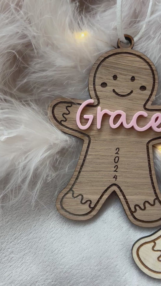 Personalised Gingerbread Baubles