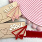 Valentines Paper Plane Tag