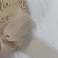 Personalised Wooden Birth Announcement Plaque with Chiffon Ribbon