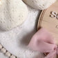 Personalised Baby Name Oval Plaque with Acrylic Name & Chiffon Ribbon