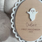 My First Halloween Plaque