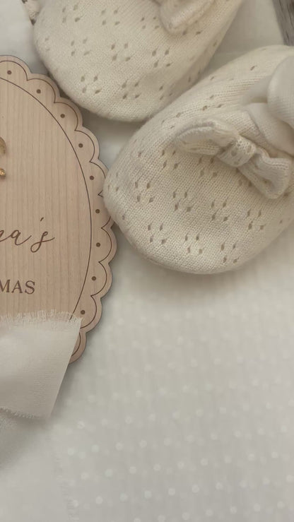My First Christmas Personalised Plaque - Rocking Horse