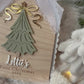 First Christmas Photo Plaque & Bauble - Christmas Tree