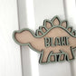 Dinosaur Bedroom Door Personalised Plaque