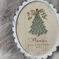 Personalised Scallop Christmas Tree - Wreath Bauble