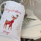 Personalised Reindeer Mug & Treat Bag