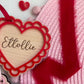 Valentines Scallop Heart Tag