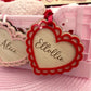 Valentines Scallop Heart Tag