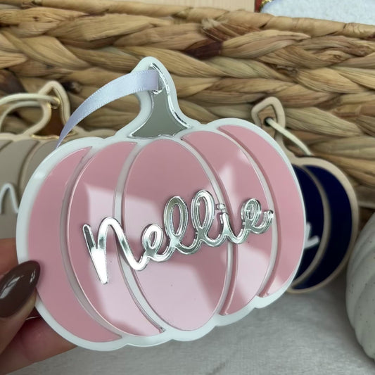 Personalised Pumpkin Tag