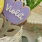Tulip Flower Acrylic Easter Basket Tag