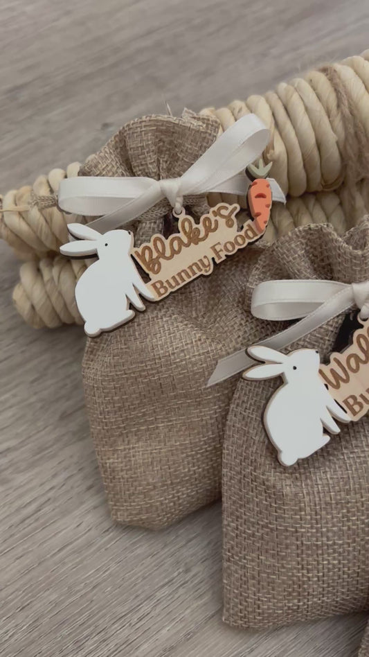 Personalised Easter Bunny Food Sack