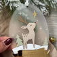 My First Christmas Personalised Rudolf Reindeer  Bauble: Baby’s 1st Christmas Tree Ornament
